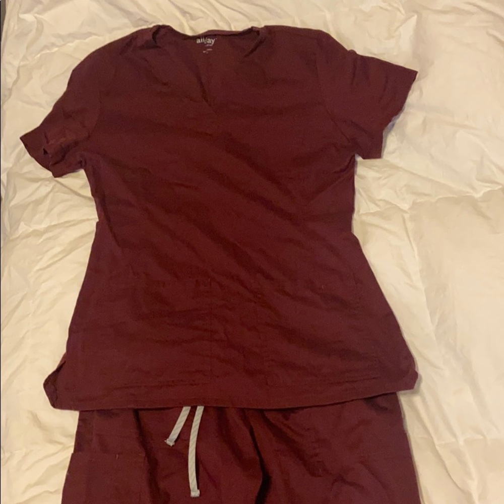 Maroon Landau Scrubs